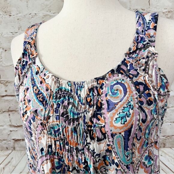 Meadow Rue Anthropologie paisley knit tank top - Picture 4 of 6